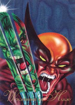 1994 Pepsi Marvel #25 Wolverine Hulk Front