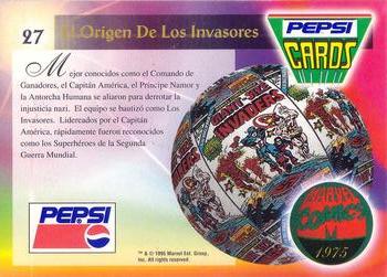 1994 Pepsi Marvel #27 Invaders Back