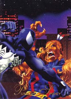 1994 Pepsi Marvel #34 Cougar vs. Spidey Front