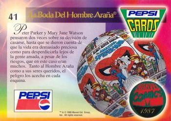 1994 Pepsi Marvel #41 Wedding Back