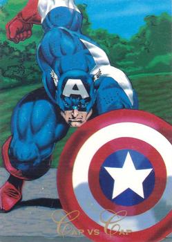 1994 Pepsi Marvel #46 Cap Vs. Cap Front
