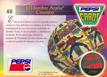 1994 Pepsi Marvel #48 Man Cosmic Spider Back