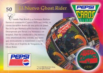 1994 Pepsi Marvel #50 The New Ghost Rider Back