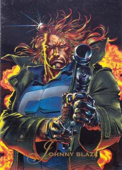 1994 Pepsi Marvel #55 Johnny Blaze Front