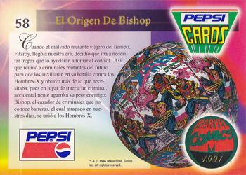1994 Pepsi Marvel #58 Bishop Back