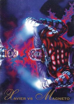 1994 Pepsi Marvel #76 Xavier vs. Magneto Front