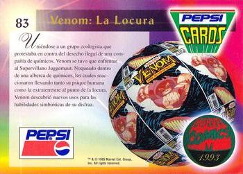 1994 Pepsi Marvel #83 The Madness of Venom Back