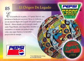 1994 Pepsi Marvel #85 Legacy Back