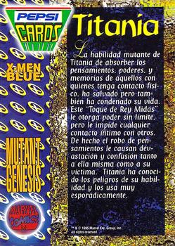1994 Pepsi Marvel #95 Titania Back