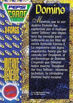 1994 Pepsi Marvel #96 Domino Back