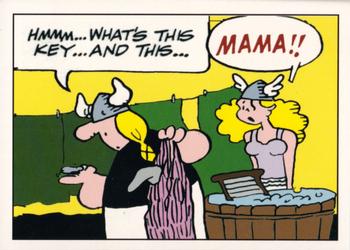 1995 Authentix Hagar the Horrible #22 Hmmm ... what's this key ... and this ... Mama!! Front