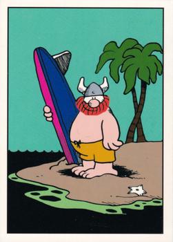1995 Authentix Hagar the Horrible #34 Surf's up Front