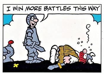 1995 Authentix Hagar the Horrible #43 I win more battles this way Front