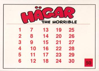 1995 Authentix Hagar the Horrible #50 Check List Card Front