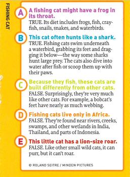 2018 National Geographic Kids June-July #NNO Fishing Cat Back