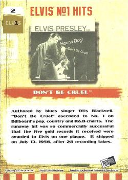 2008 Press Pass Elvis the Music - TCB #2 Don't Be Cruel Back