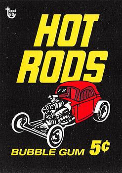 2018 Topps 80th Anniversary Wrapper Art #6 1968 Hot Rods Front