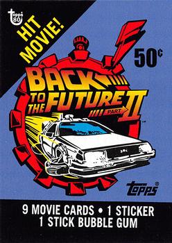2018 Topps 80th Anniversary Wrapper Art #8 1989 Back to the Future II Front
