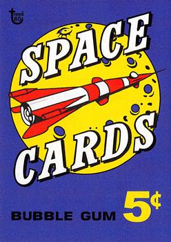 2018 Topps 80th Anniversary Wrapper Art #109 1957 Space Cards Front