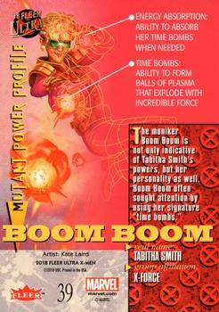 2018 Fleer Ultra X-Men #39 Boom Boom Back