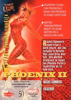 2018 Fleer Ultra X-Men #50 Phoenix II Back