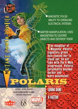 2018 Fleer Ultra X-Men #68 Polaris Back