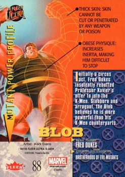 2018 Fleer Ultra X-Men #88 Blob Back