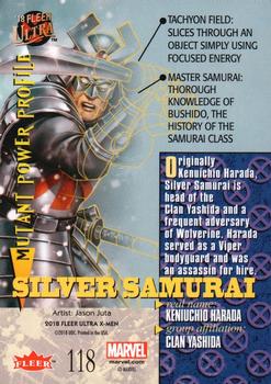 2018 Fleer Ultra X-Men #118 Silver Samurai Back