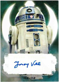2018 Topps Star Wars The Last Jedi Series 2 - Autographs Silver #NNO Jimmy Vee Front