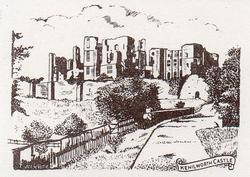 1954 E.D.L. Moseley Historical Buildings #5 Kenilworth Castle Front