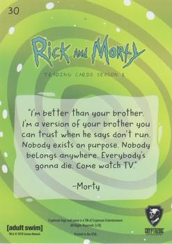 2018 Cryptozoic Rick & Morty Season 1 - Foil #30 Trust Back