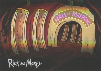 2018 Cryptozoic Rick & Morty Season 1 - Anatomy Park #AP07 Hall of Marrows Front