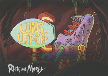 2018 Cryptozoic Rick & Morty Season 1 - Anatomy Park #AP11 Lung Lift-Off Front