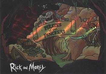 2018 Cryptozoic Rick & Morty Season 1 - Anatomy Park #AP12 Pirates of the Pancreas Front