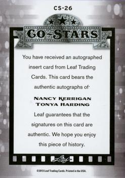2013 Leaf Pop Century - Co-Stars Dual Autographs #CS-26 Nancy Kerrigan / Tonya Harding Back
