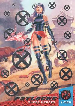 2018 Fleer Ultra X-Men - Silver Foil #16 Psylocke Front