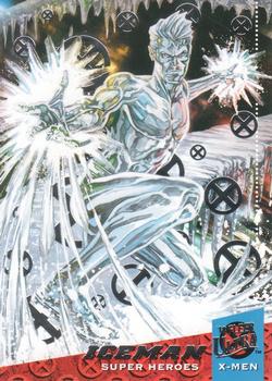 2018 Fleer Ultra X-Men - Silver Foil #32 Iceman Front