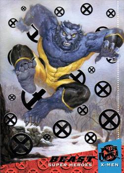 2018 Fleer Ultra X-Men - Silver Foil #70 Beast Front