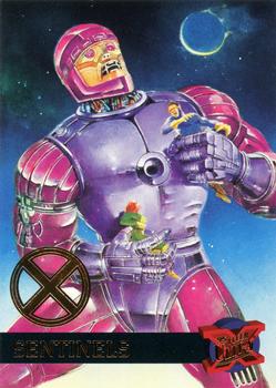 2018 Fleer Ultra X-Men - Buybacks 1995 #42 Sentinels Front