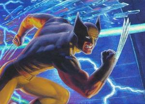 2018 Fleer Ultra X-Men - Connected Images 3x3 #6 Wolverine Front