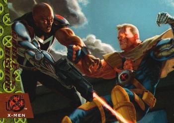 2018 Fleer Ultra X-Men - Greatest Battles #GB5 Cable vs. Bishop Front