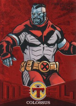 2018 Fleer Ultra X-Men - Precious Metal Gems Red #MB13 Colossus Front