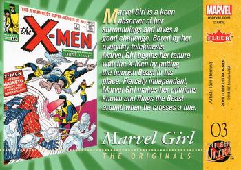 2018 Fleer Ultra X-Men - The Originals #O3 Marvel Girl Back
