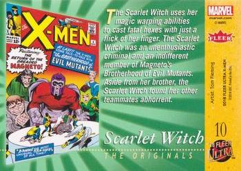 2018 Fleer Ultra X-Men - The Originals #O10 Scarlet Witch Back
