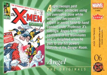 2018 Fleer Ultra X-Men - The Originals Silver Foil #O6 Angel Back