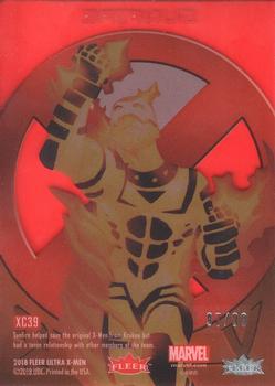 2018 Fleer Ultra X-Men - X-Cuts Red #XC39 Sunfire Back