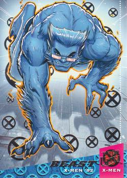2018 Fleer Ultra X-Men - X-Men '92 Silver Foil #X6 Beast Front