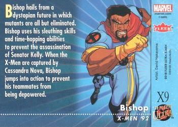 2018 Fleer Ultra X-Men - X-Men '92 Silver Foil #X9 Bishop Back