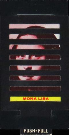 1965 Topps Push Pull #30 Whistler's Mother / Mona Lisa Front