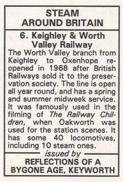 1999 Reflections of a Bygone Age Steam Around Britain 1st Series #6 Keighley & Worth Valley Railway Back